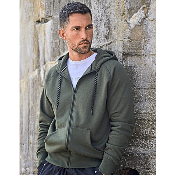 Tee Jays Hoge kwaliteit heren hoodie met rits in 6 kleuren