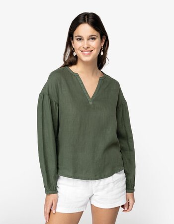 Linnen blouse dames
