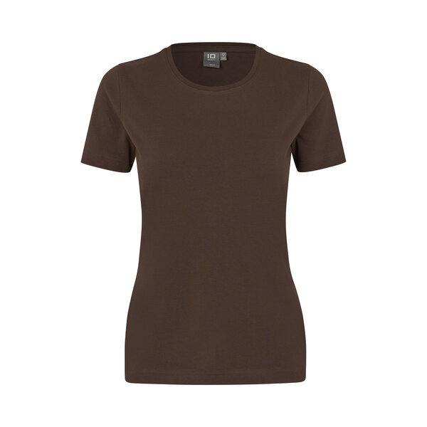 ID Identity Dames t-shirt met ronde hals en getailleerde fit