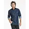 Chaud Devant Heren shirt denim stretch blue