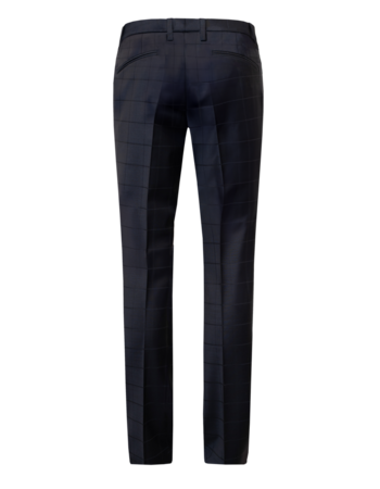 Geruit Wollen broek Slim