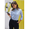 Blouse Mao/Mandarin kraag Duurzaam