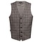 Greiff Gilet heren met ruit grijs