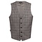 Greiff Gilet heren met ruit grijs