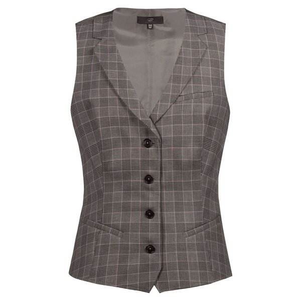 Greiff Gilet dames met ruit grijs