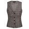 Greiff Gilet dames met ruit grijs