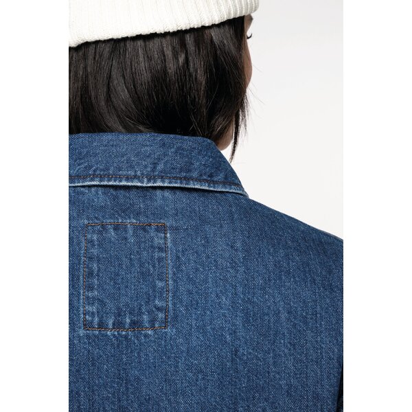 Native Spirit Ecologische uniseks jeansjas met afhangende schouders