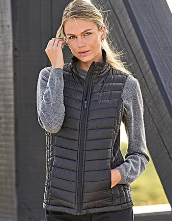 Bodywarmer in zwart of navy dames