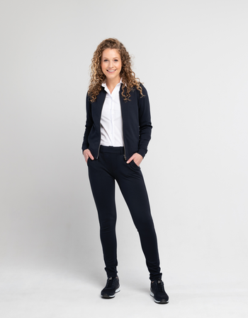 Bomberjack dames Bursa stretch sweat blauw of zwart