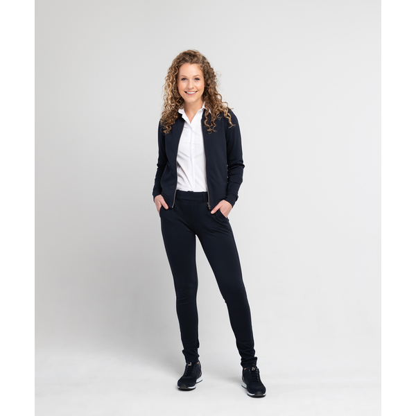 Company Fits Bomberjack dames Bursa stretch sweat blauw of zwart