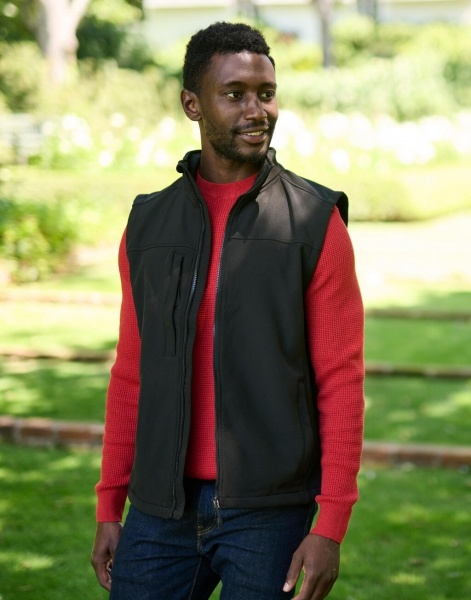 Bodywarmer softshell in 4 kleuren - heren