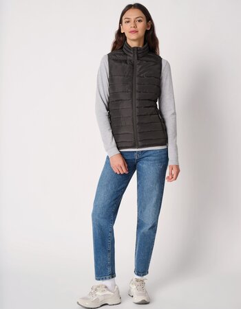 Gewatteerde bodywarmer dames