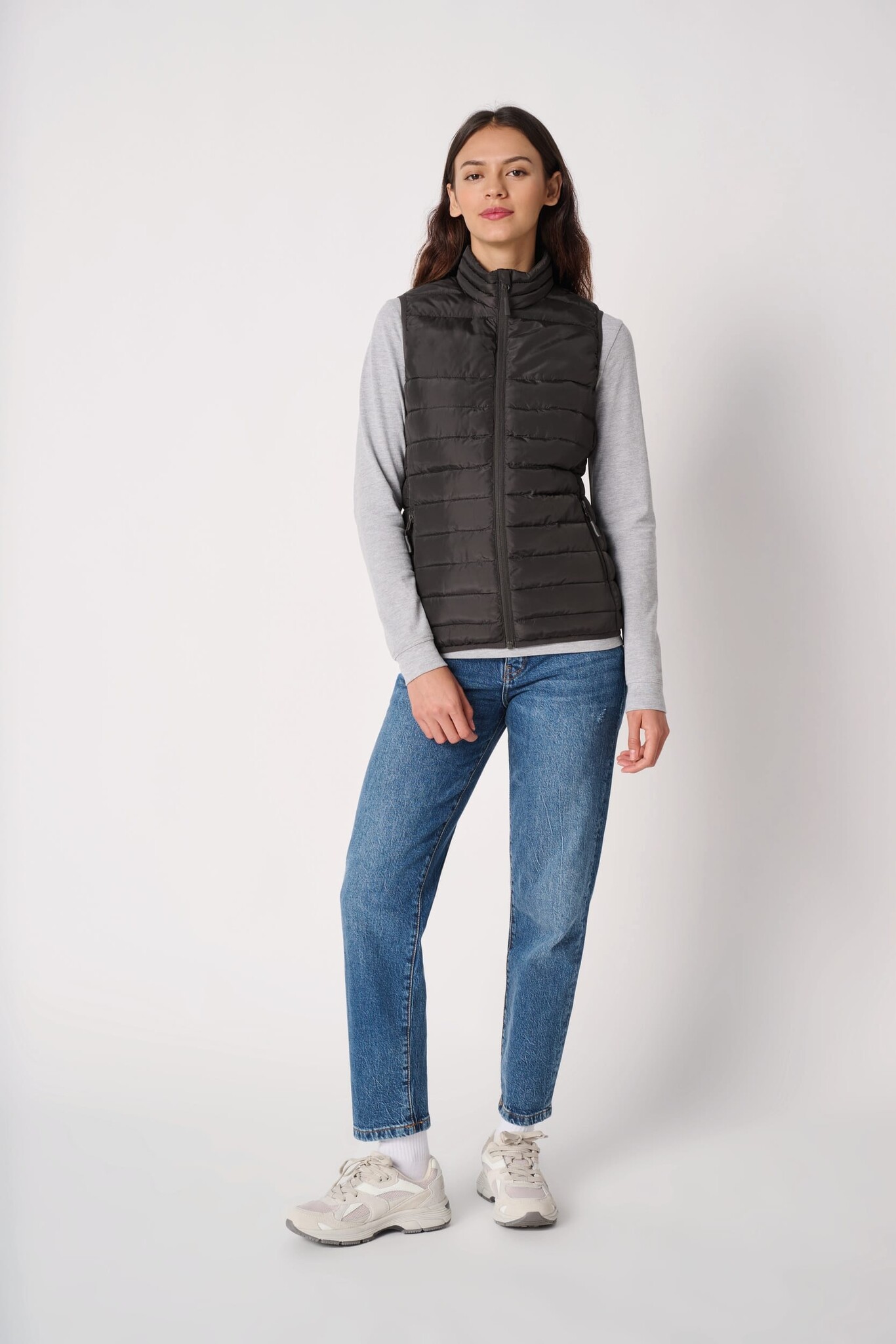 Gewatteerde bodywarmer dames
