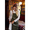 Stalwart Schort leer gekruiste banden rug - deluxe leer