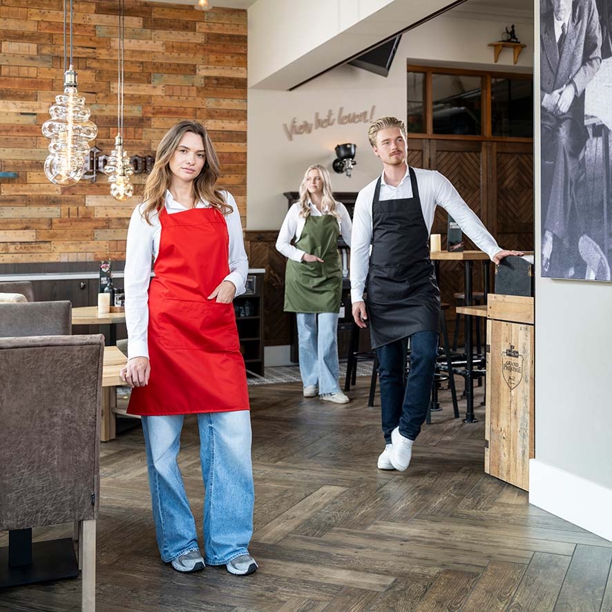 BESTSELLER: Schort met zak L80 B75