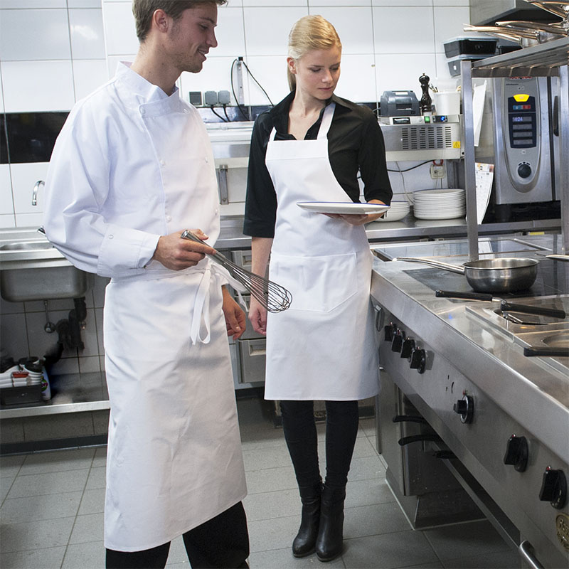 Witte halterschort 90hx70b