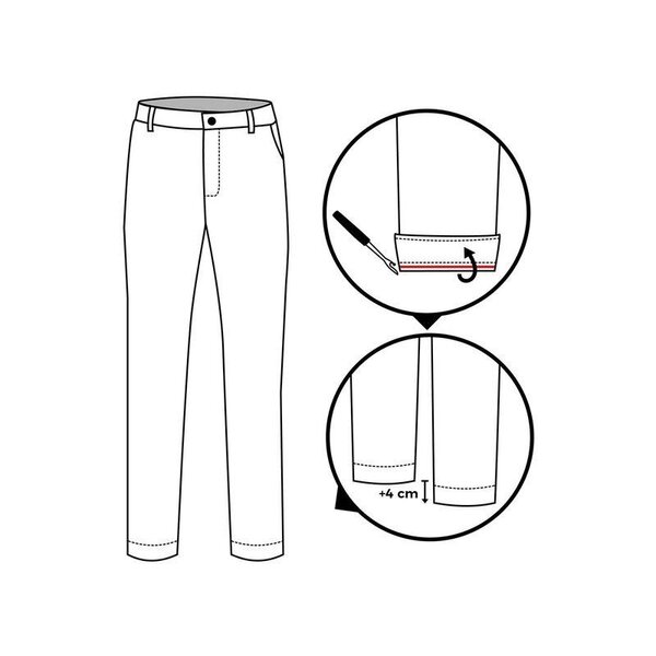 Segers Chino stretch dames