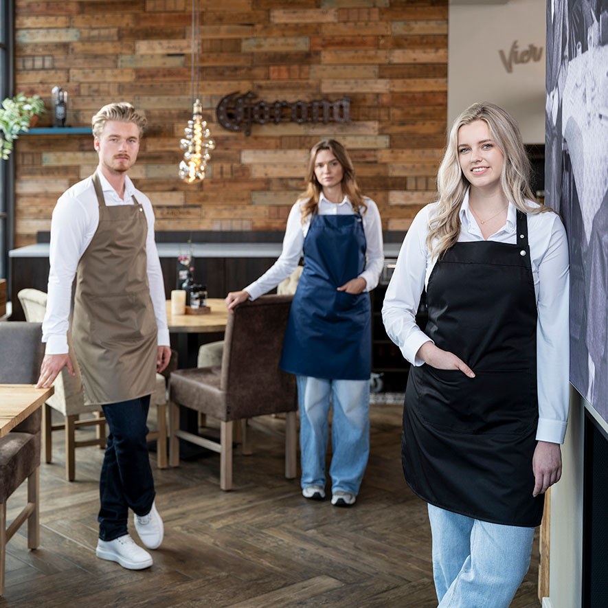 BESTSELLER: Schort met zak L80 B70