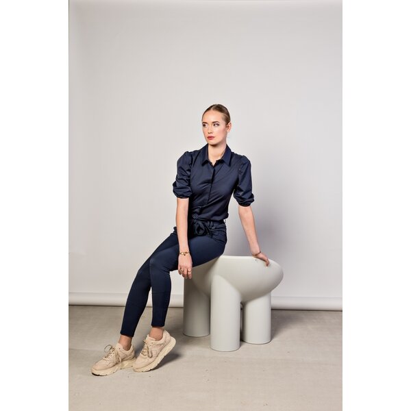 TQ Amsterdam Evelien top Travelstof korte mouw