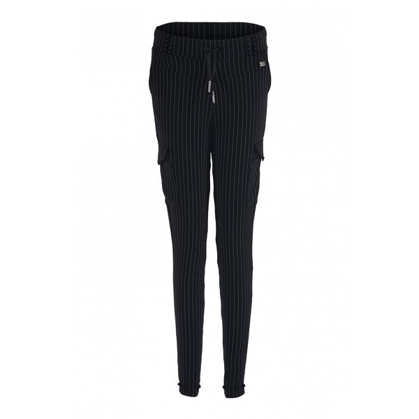 TQ Amsterdam Karin broek travelstof stripe