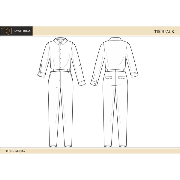 TQ Amsterdam Jumpsuit Gerda Travelstof