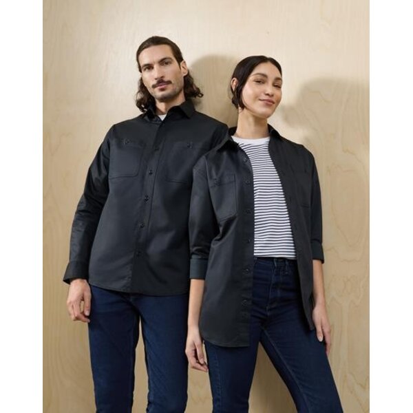 Premier Oversized unisex horeca overhemd - 60 graden wasbaar