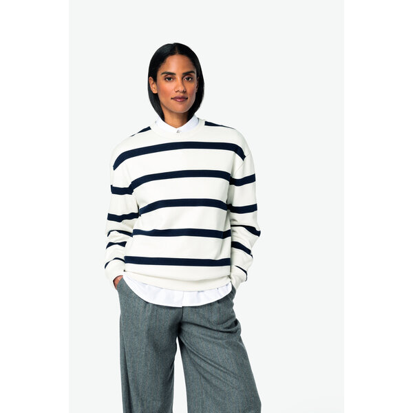 Native Spirit Gestreepte Sweater Ecologisch Katoen