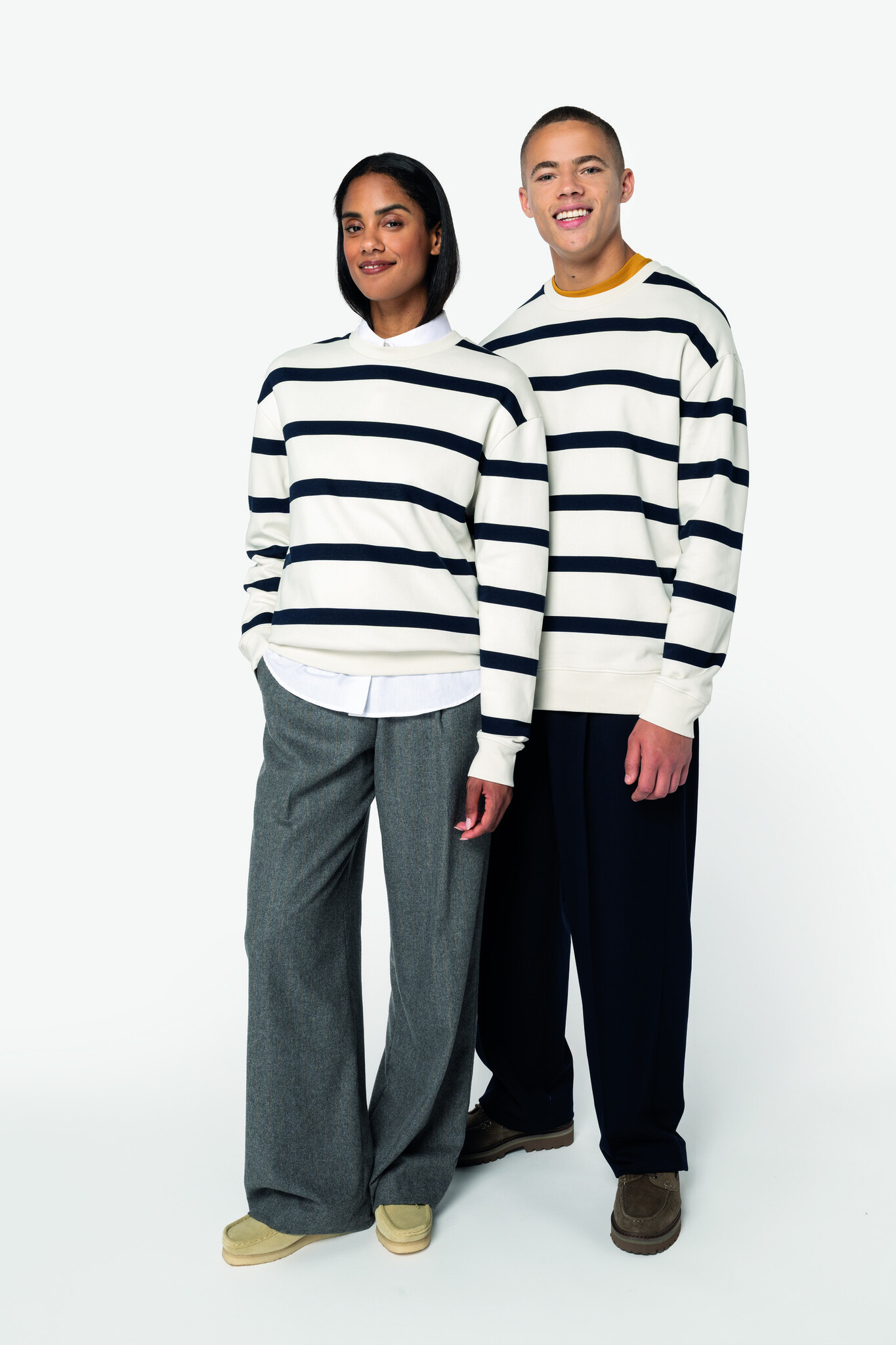 Gestreepte Sweater Ecologisch Katoen