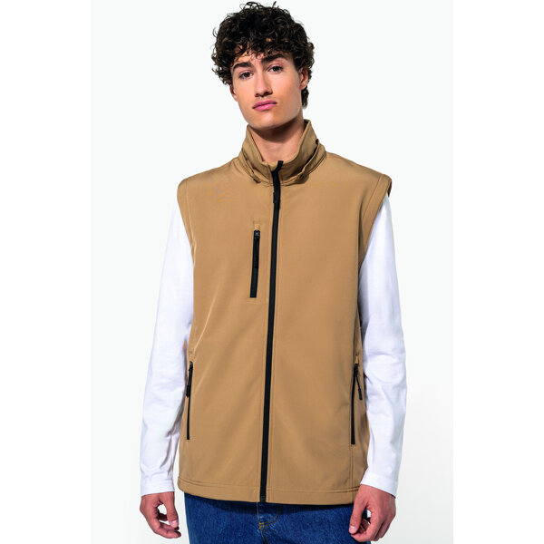 Kariban Softshelljas met afritsbare mouwen en capuchon