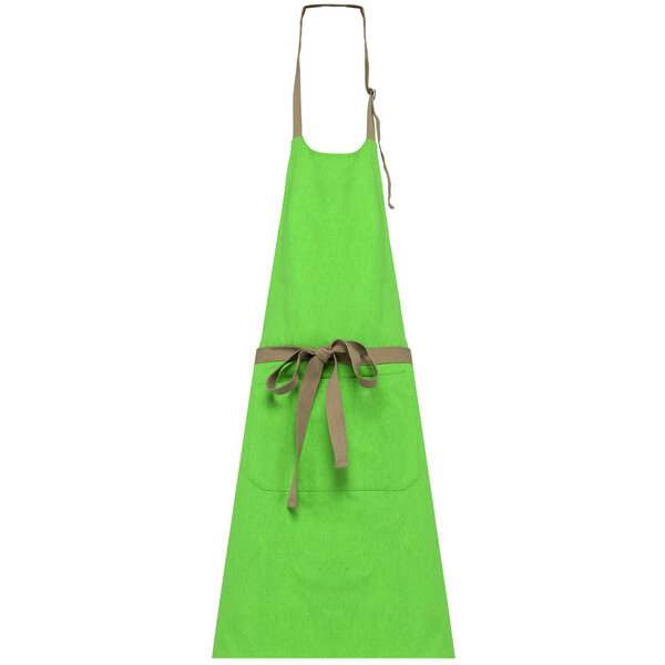 Kariban Ecologisch schort met contrastkleur