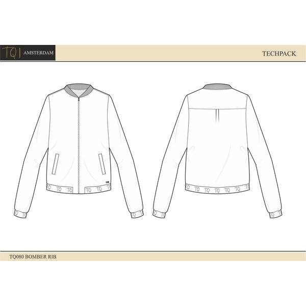 TQ Amsterdam Bomberjack travelstof