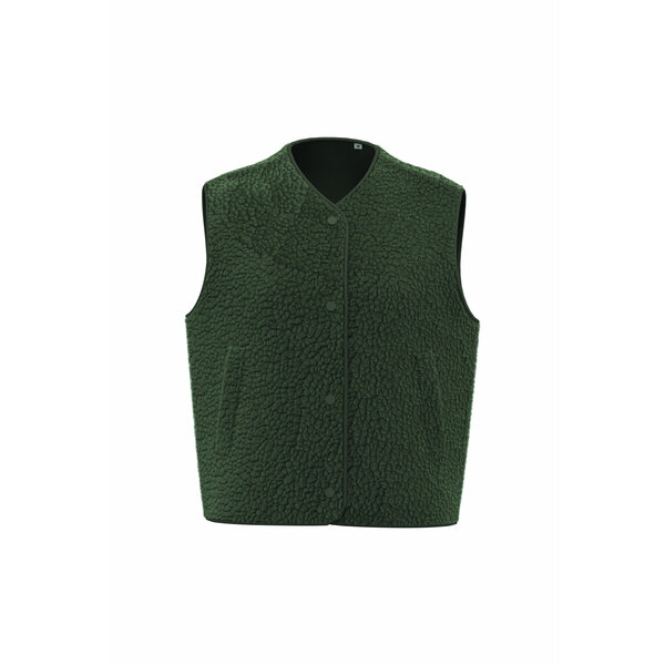 Spasso Mouwloos Sherpa vestje dames