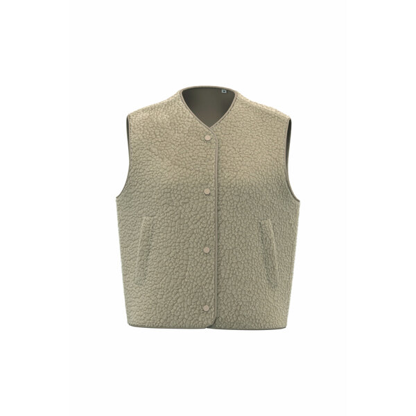 Spasso Mouwloos Sherpa vestje dames