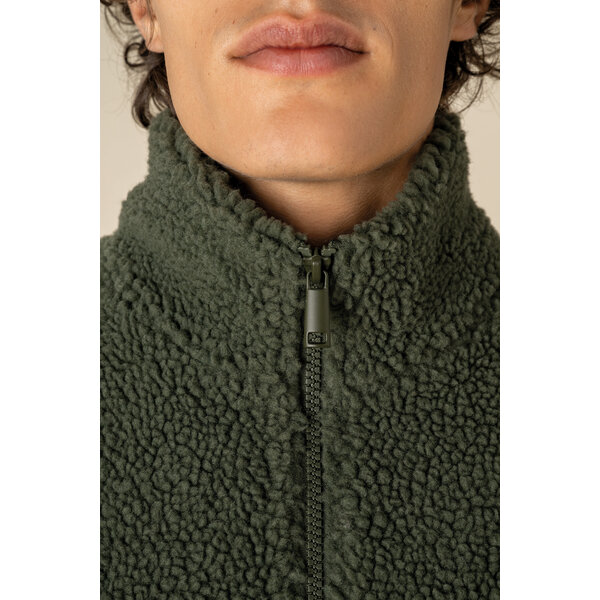 Spasso Mouwloos Sherpa vest heren