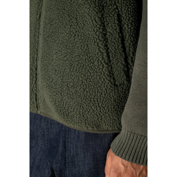 Spasso Mouwloos Sherpa vest heren