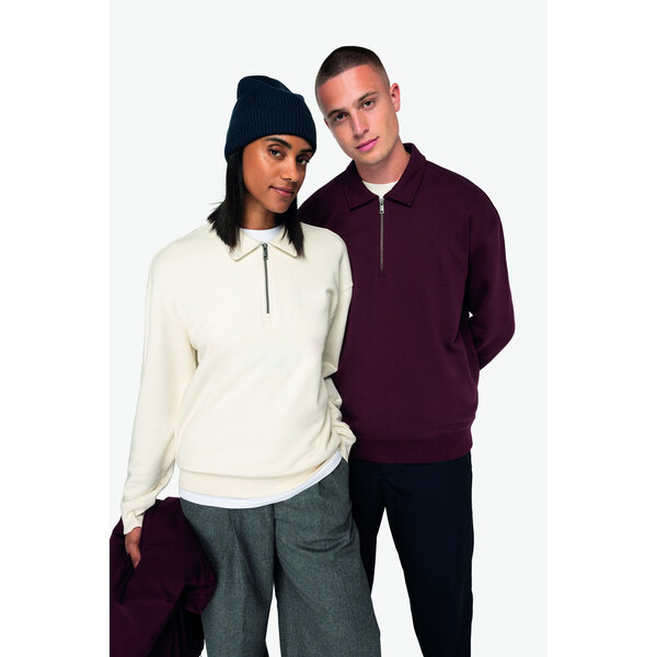 Native Spirit Sweater met kwartrits Uniseks