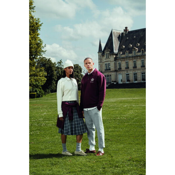 Native Spirit Sweater met kwartrits Uniseks