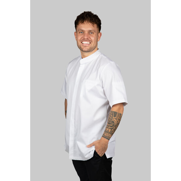 Cheffix Koksbuis vin in 4 kleuren korte mouw
