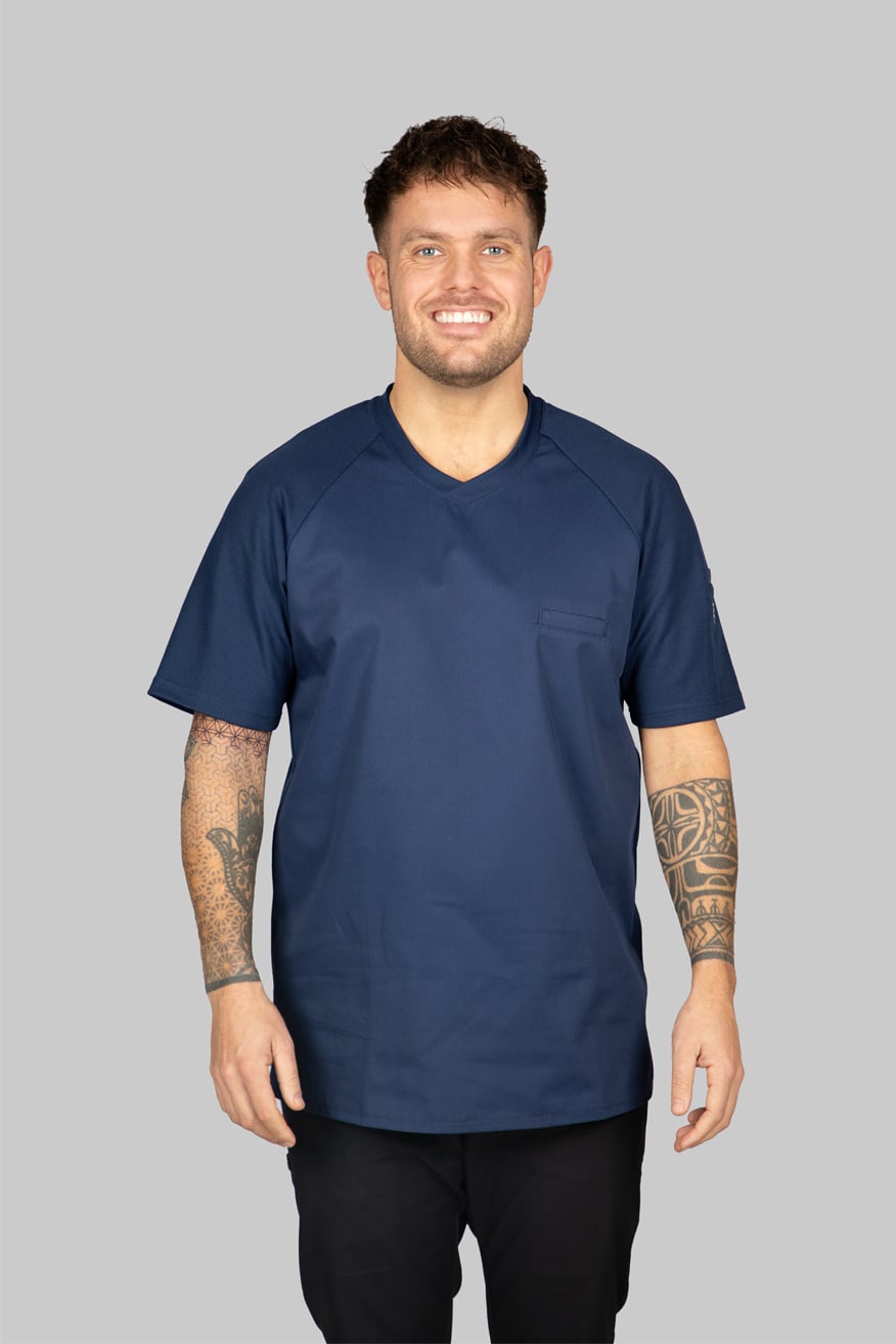 Koksbuis man Jona  in 4 kleuren - Comfort Stretch - korte mouw