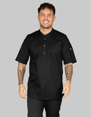 Koksbuis man ICE  in 4 kleuren - Comfort Stretch  korte mouw