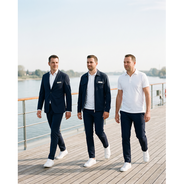 L'essenziali Chino travelstof heren