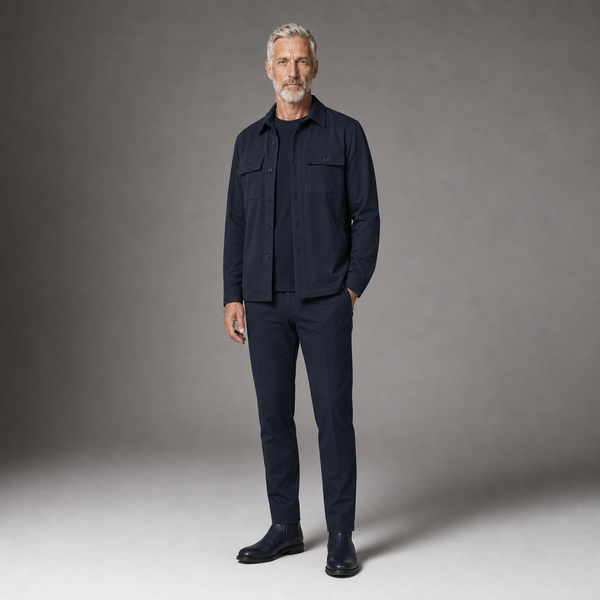 L'essenziali Overshirt travelstof heren