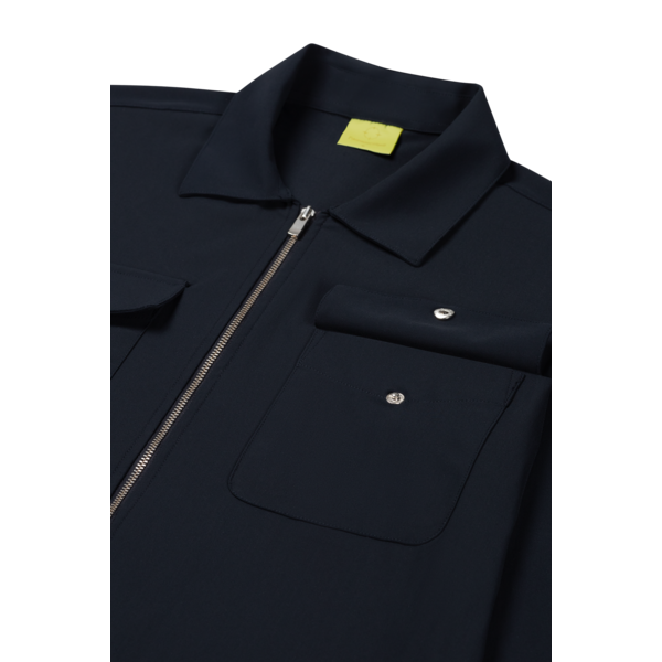 L'essenziali Overshirt travelstof Zip