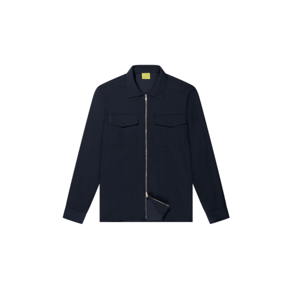 L'essenziali Overshirt travelstof Zip