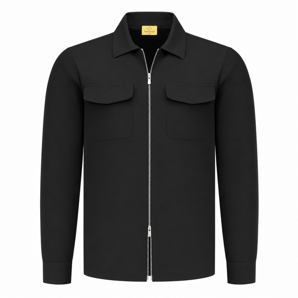 L'essenziali Overshirt travelstof Zip