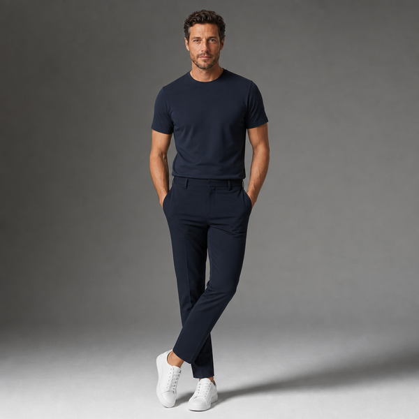 L'essenziali T-shirt heren travelstof