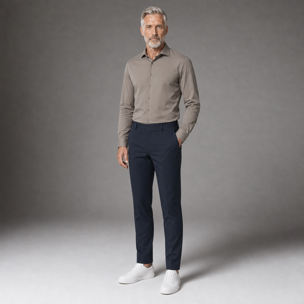 L'essenziali Dress shirt travelstof