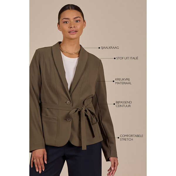 Studio Anneloes Athens Blazer Bonded travel