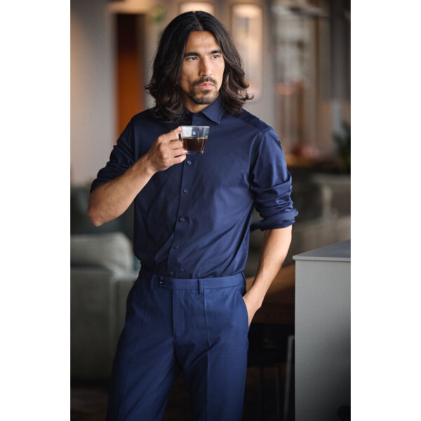 Harvest & Frost Interlock Knit Shirt | Stretch & Easy Care