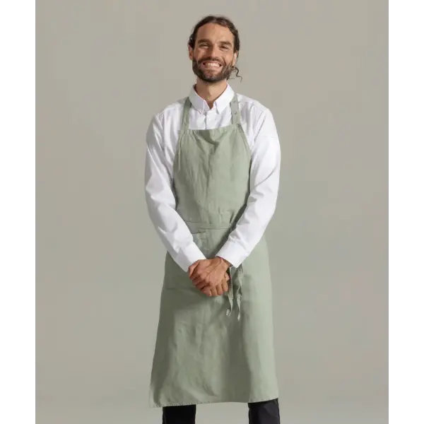 Segers Schort met zak linnen